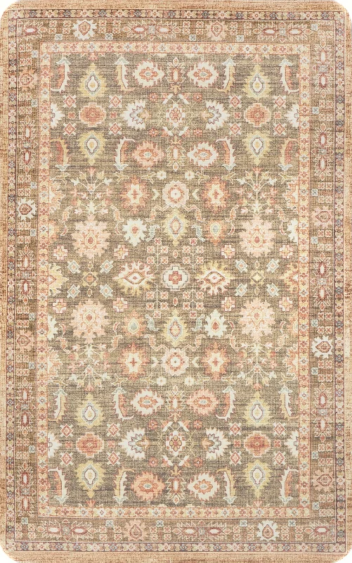 Antique Floral Anti-Fatigue Mat | Beige