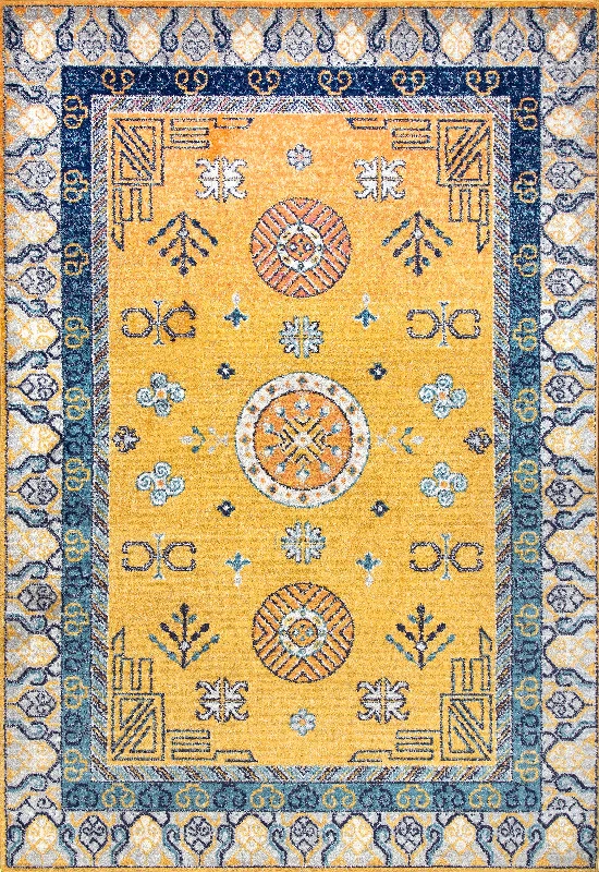 Art Deco Rug | Yellow