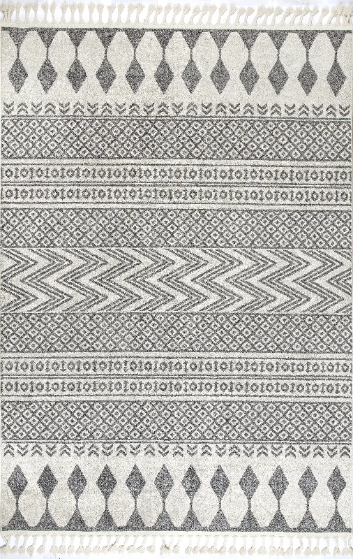 Banded Indoor/Outdoor Rug | Beige