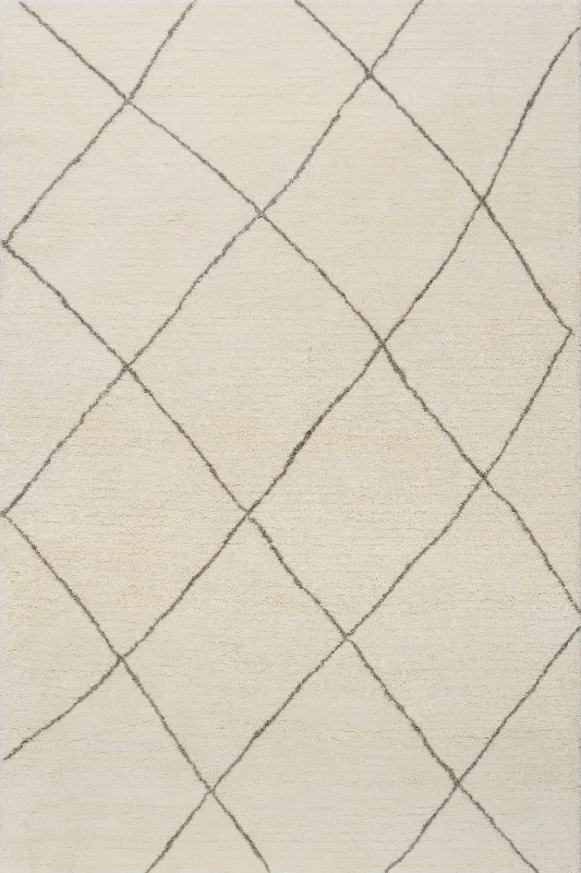 Beachwood Trellis Wool Rug | Ivory