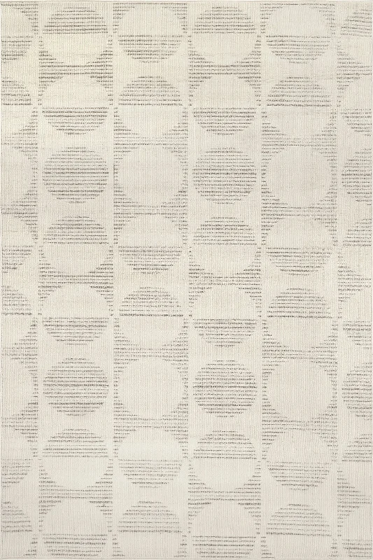 Braelynn Lunar Banded Rug | Beige