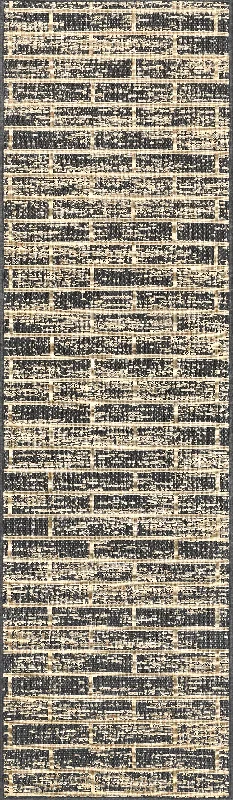 Brickwork Indoor/Outdoor Rug | Charcoal