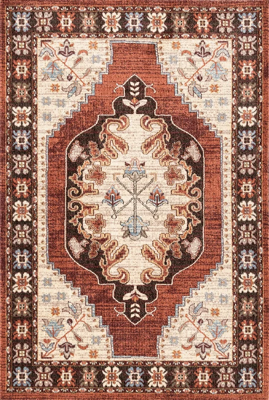 Cartouche Medallion Rug | Multicolor