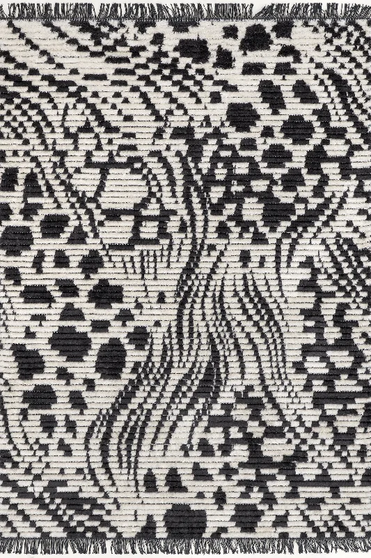 Claudette Abstract Modern Rug | Grey