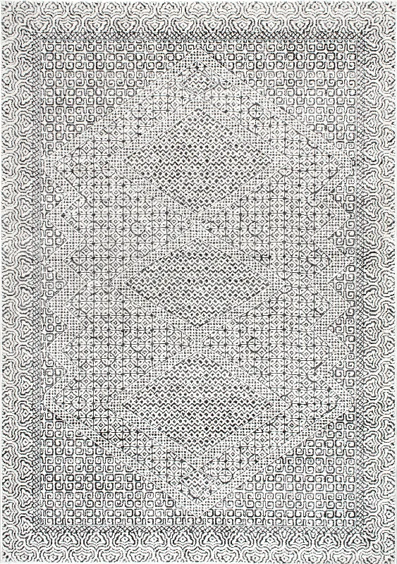 Diamond Mosaic Rug | Grey