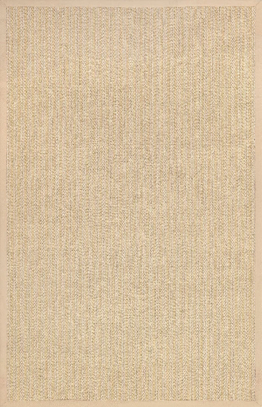 Janella Textured Sisal and Jute Rug | Brown