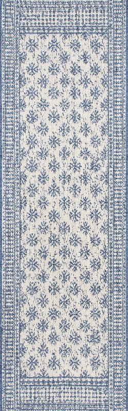 Jardin De Millefleurs Indoor/Outdoor Rug | Blue