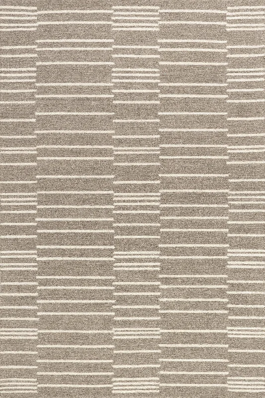 Laylah Striped Rug | Taupe