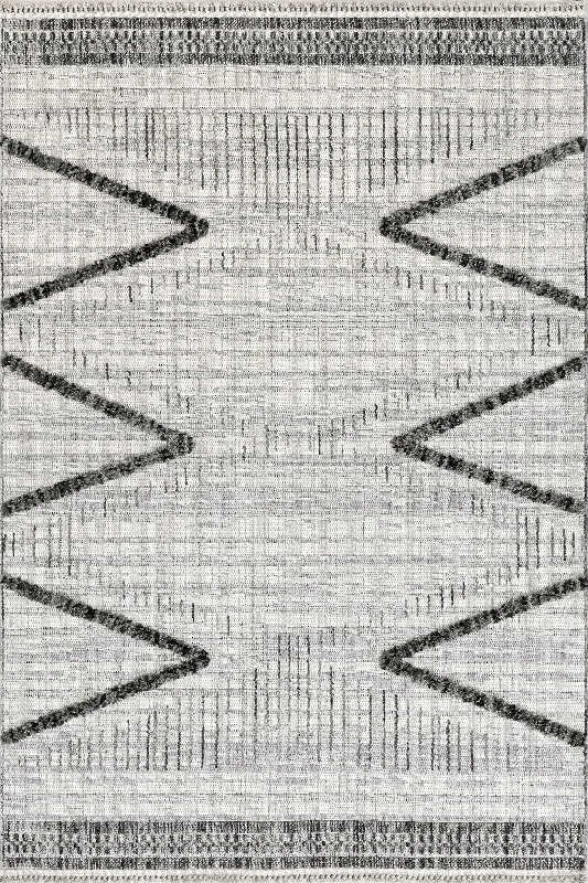 Lulu Waves Rug | Light Grey