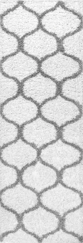 Naomi Quatrefoil Trellis Rug | Beige