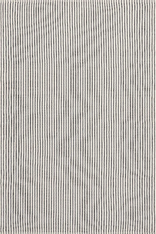 Pinstripe Handwoven Indoor/Outdoor Rug | Blue