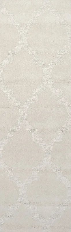 Raised Trellis Rug | Cream