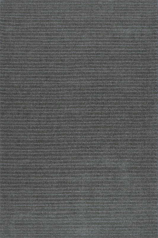 Southwest Striped Wool Rug | Charcoal