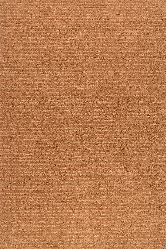 Southwest Striped Wool Rug | Rust