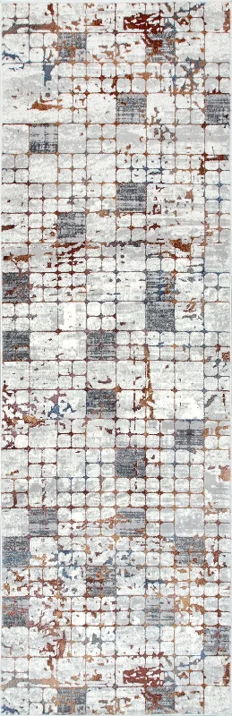 Sprawling Tiles Rug | Light Grey