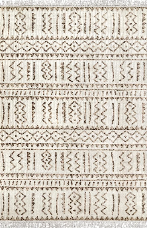 Symbols Indoor/Outdoor Rug | Beige