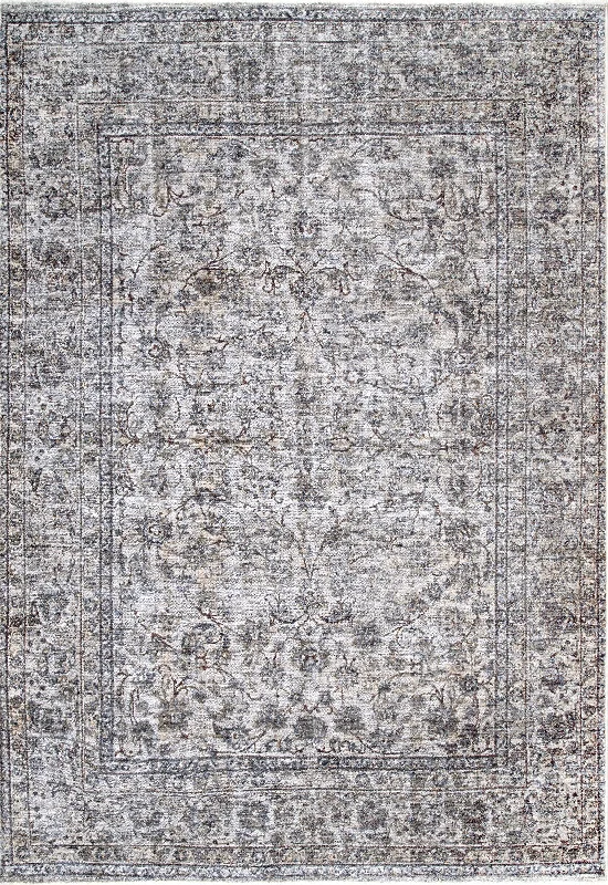 Timeworn Ivies Rug | Light Grey