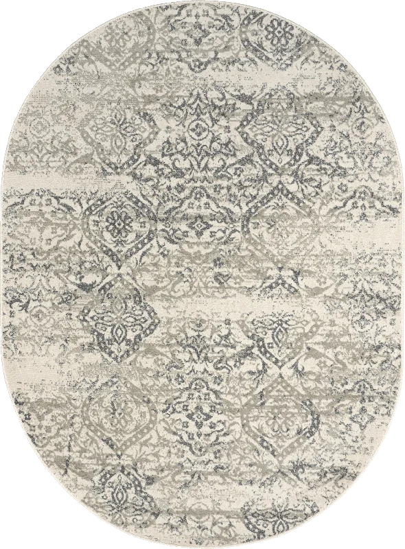 Withered Floral Rug | Grey