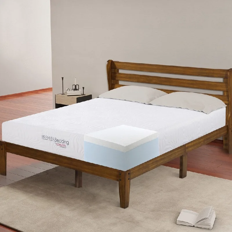 Aspen 10-inch Memory Foam Mattress - White