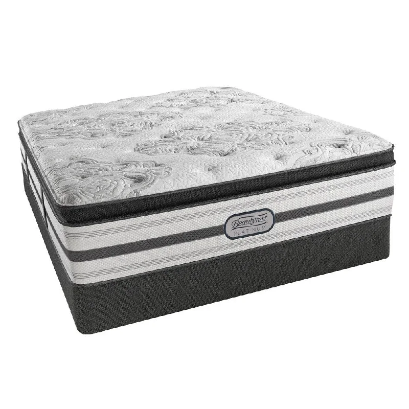 Beautyrest Platinum Angelica Luxury Firm Pillow Top 14.5-inch Twin XL-size Mattress Set