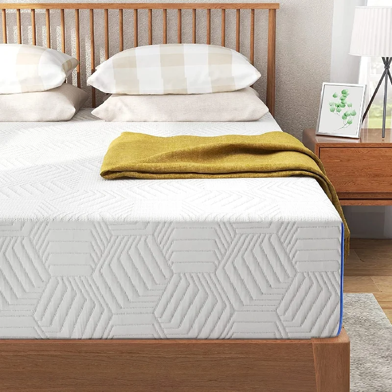 Cooling Gel Memory Foam Mattress with Graphene Fabric Cover, 12" Medium Firm Full Size Mattress, Bed in a Box