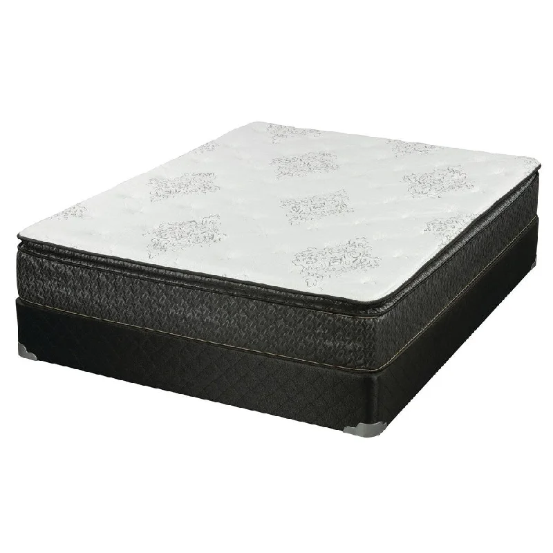 Fabian White and Charcoal 11.5-inch Mattress