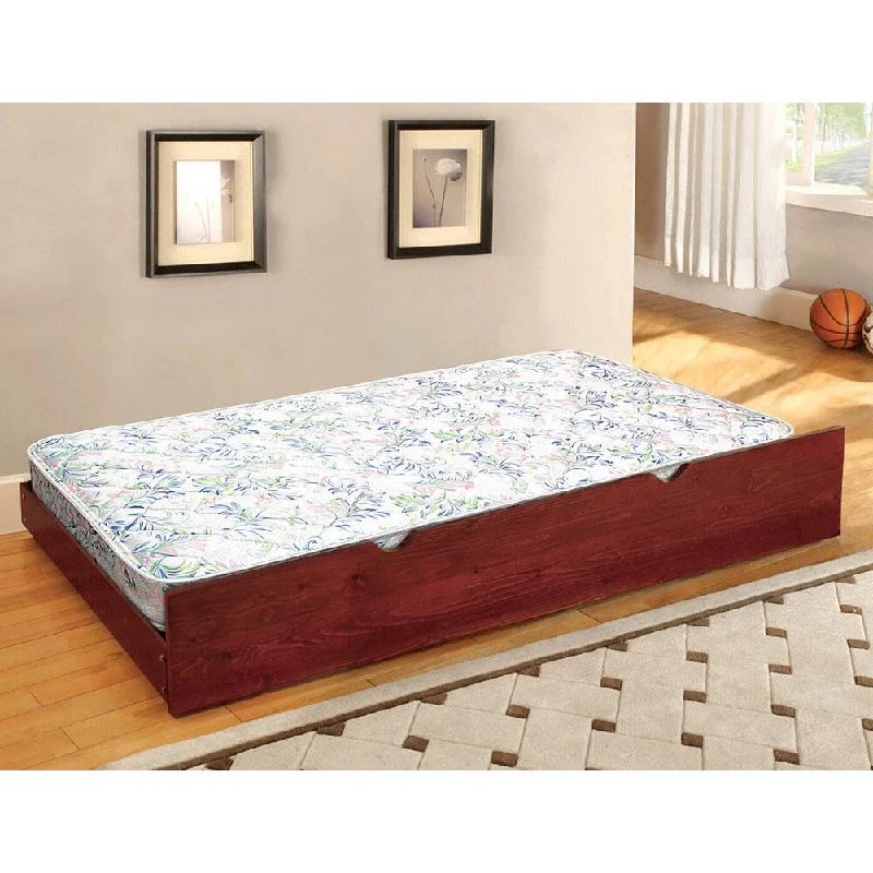 Furniture of America Nivo Tight Top White Twin Trundle Mattress