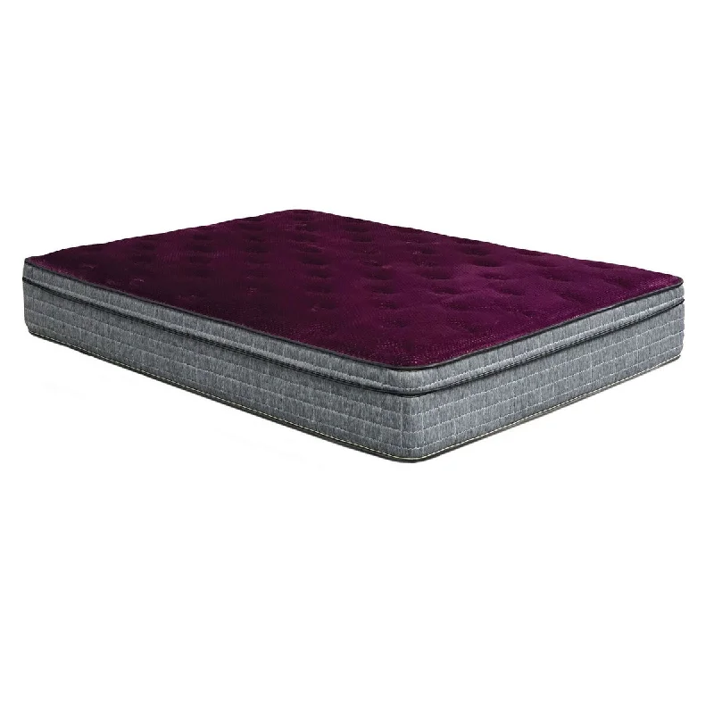 Katrie Contemporary Purple Queen Tufted Mattress by Furniture of America