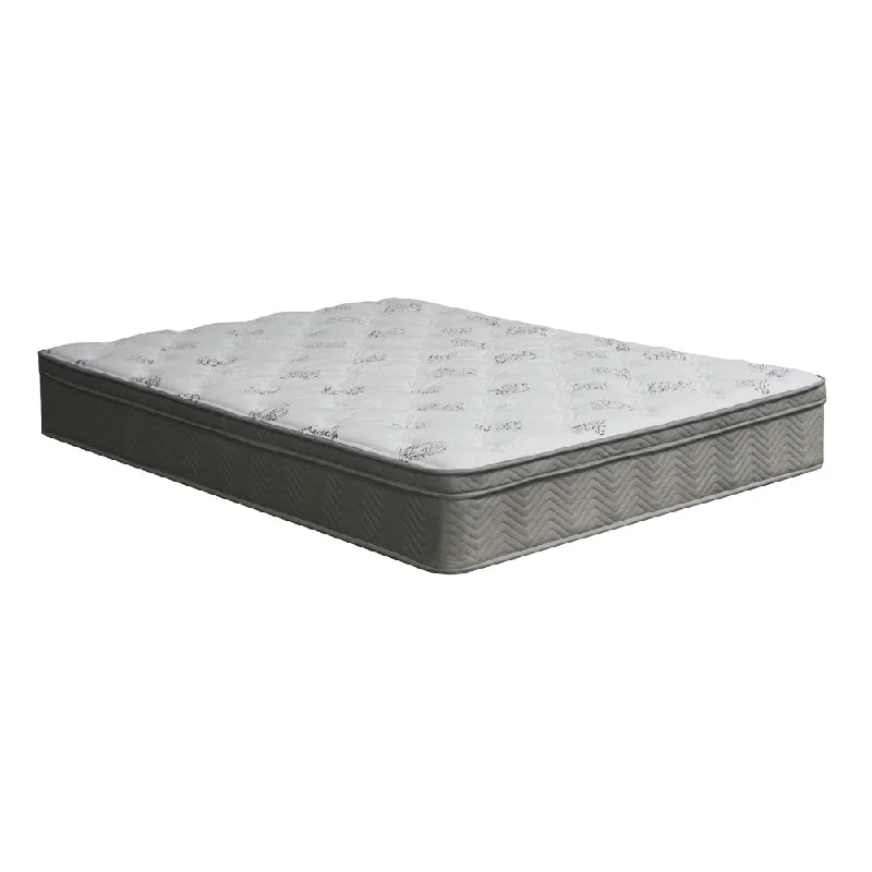 Maze Contemporary White Queen Euro Top Mattress by Furniture of America