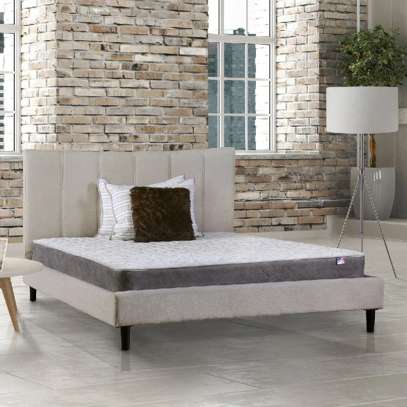 Mosh Contemporary White King Quilted Mattress by Furniture of America