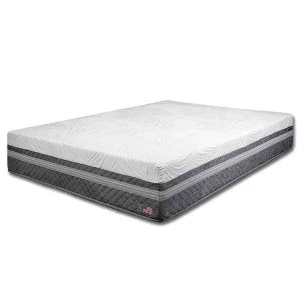 Nivo Modern White 12-inch Full Foam No-Flip Mattress by Furniture of America