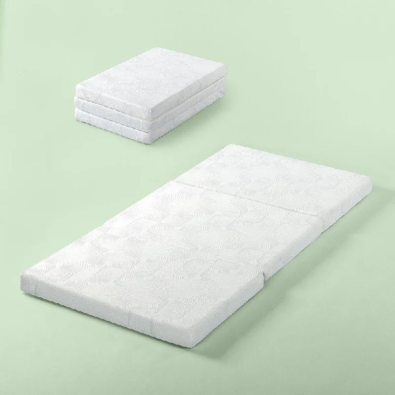 Priage by Zinus 3 Inch Tri-Fold Gel Mattress