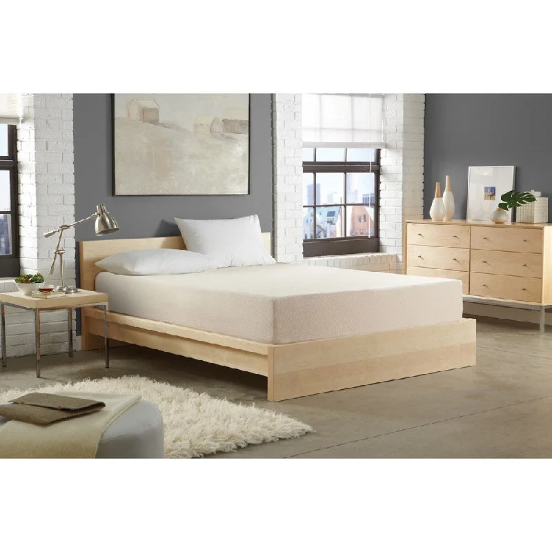 WHITE by Sarah Peyton 10-inch Convection Cooled Plush Support Full-size Memory Foam Mattress