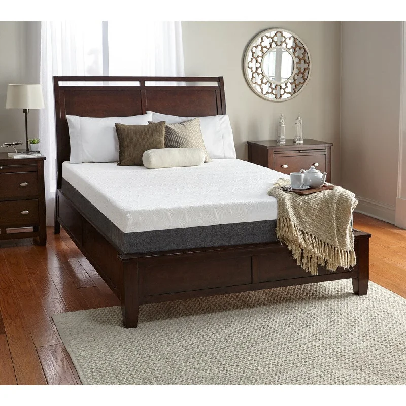 White by Sarah Peyton Select-a-Side 10-inch King-size Memory Foam Mattress