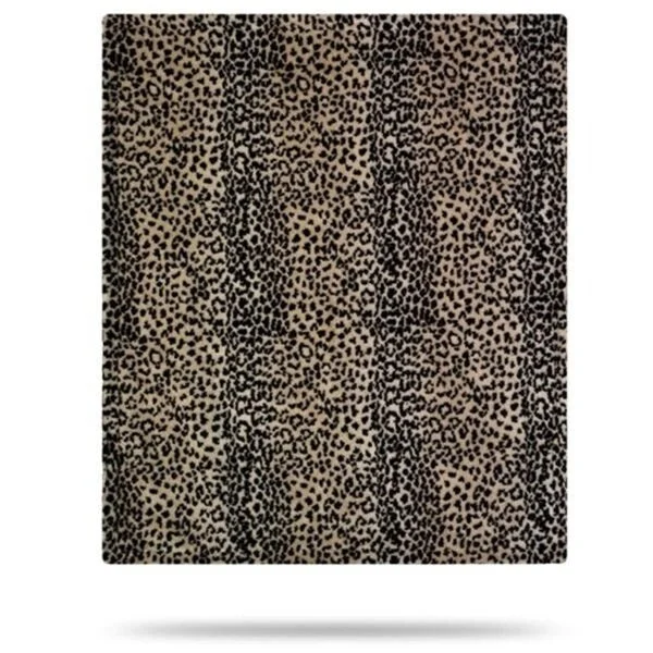 Denali Baby Leopard/Chocolate 30"x36" Baby Blanket