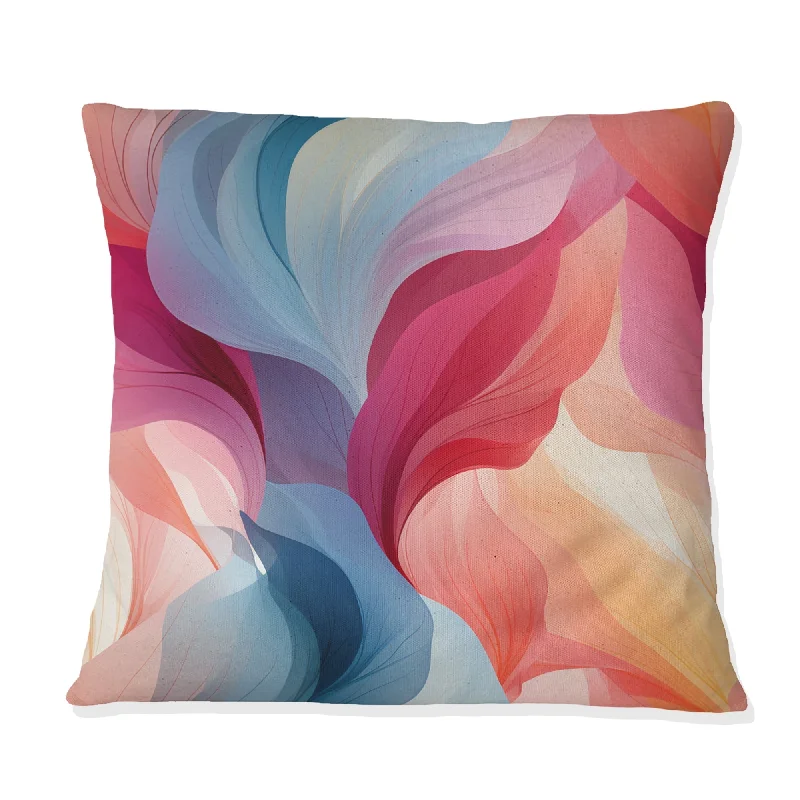 Designart "Ethereal Expression" Abstract Printed Throw Pillow