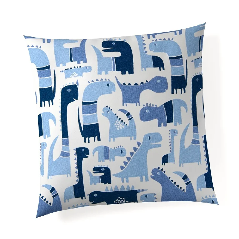 Dino Blue Pillow