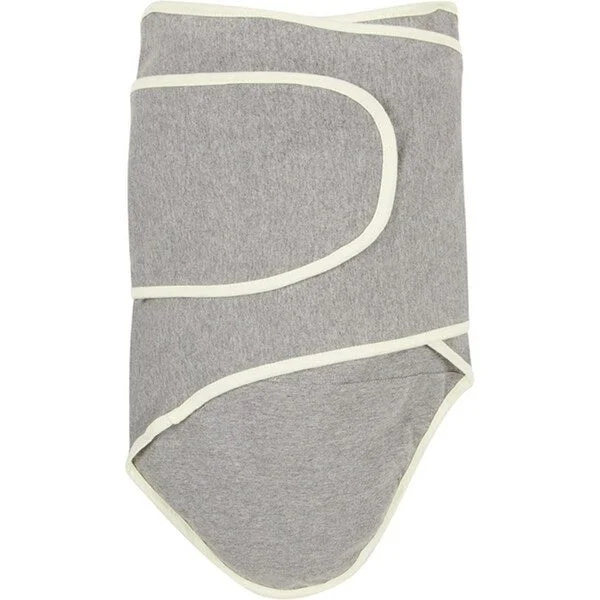 Gray with Yellow Trim Miracle Blanket Swaddle Wrap