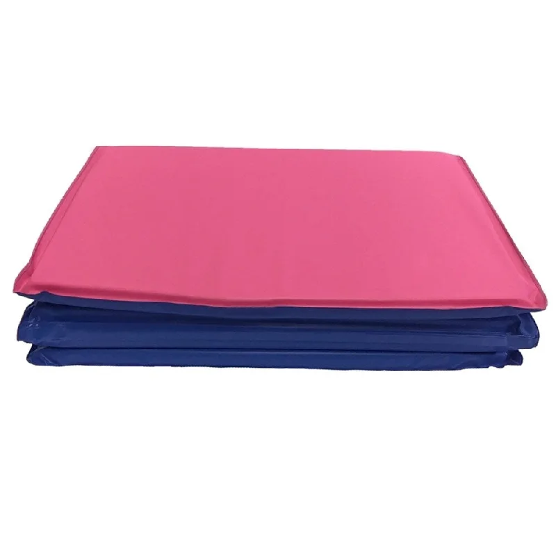 KinderMat® Toddler, No Pillow, 3/4" Thick, Blue/Pink