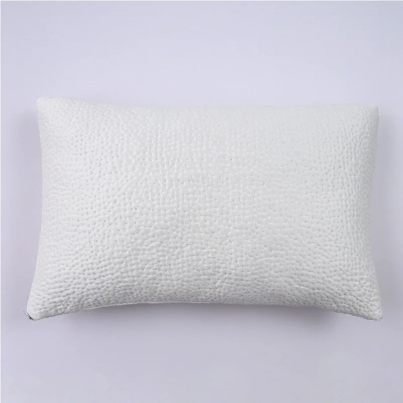 Memory Foam Cooling Pillow,Bed Pillows for Back Side and Stomach Sleeper, Superb Pillows with Washable Case - White