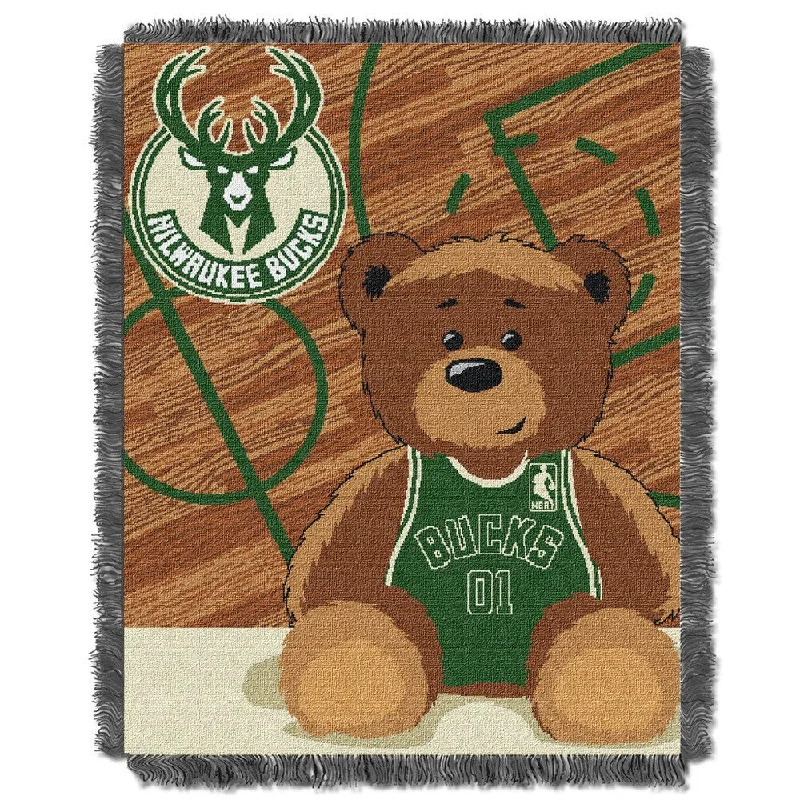 NBA 04401 Bucks Half Court Baby Throw