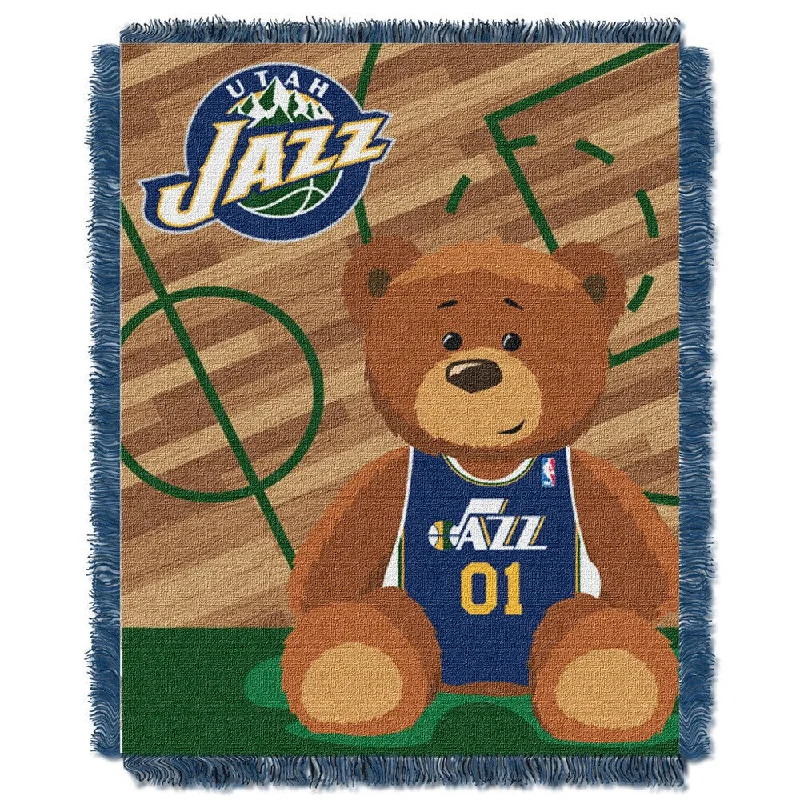 NBA 04401 Jazz Half Court Baby Throw