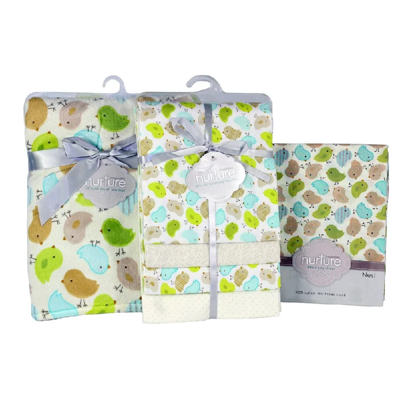 Nurture Imagination Nest Chickadee Nursery Bedding Bundle