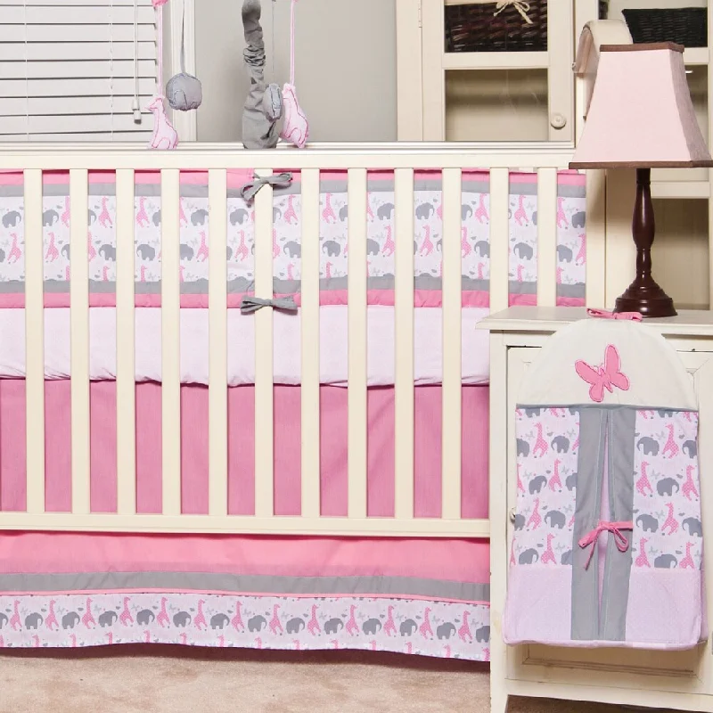 Pam Grace Creations Sassy Safari 10-piece Crib Bedding Set