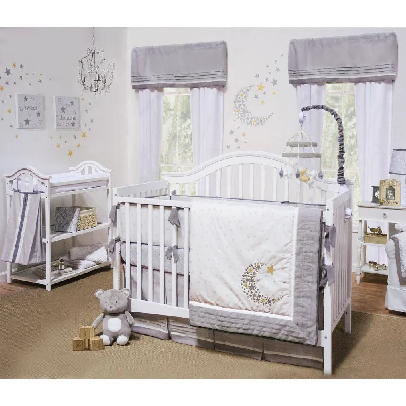 Petit Tresor Nuit 4-piece Crib Bedding Set