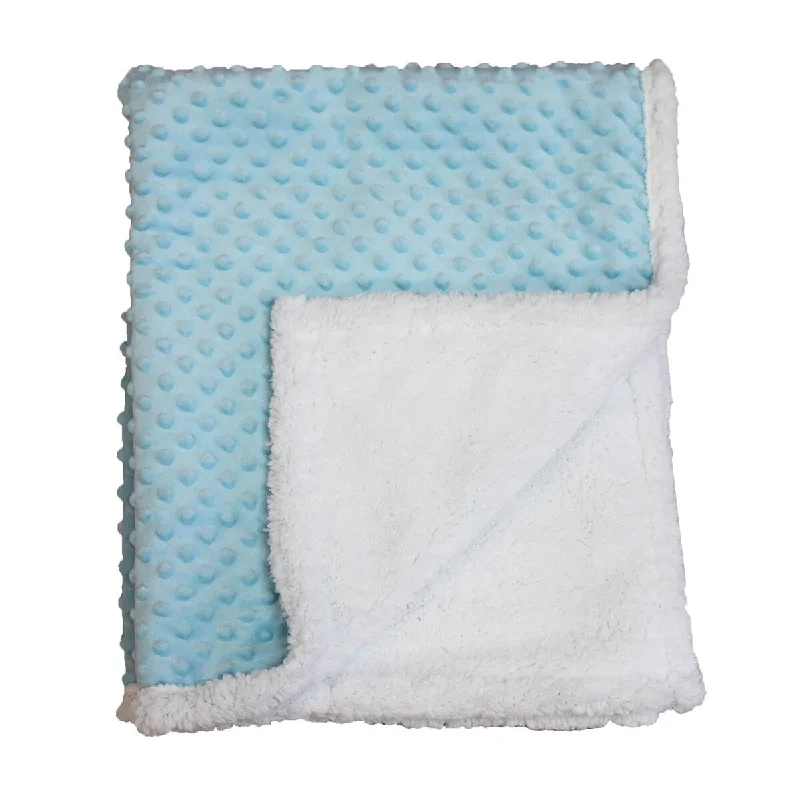 Popcorn Sherpa Baby Blanket