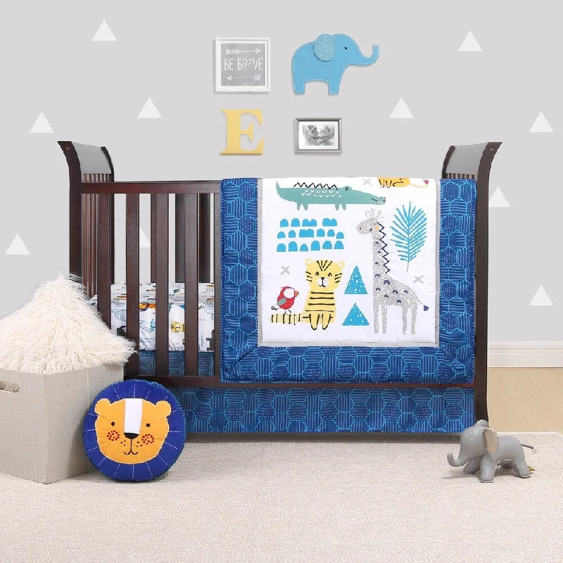 PSP Safari Party 3-Piece Crib Bedding Set