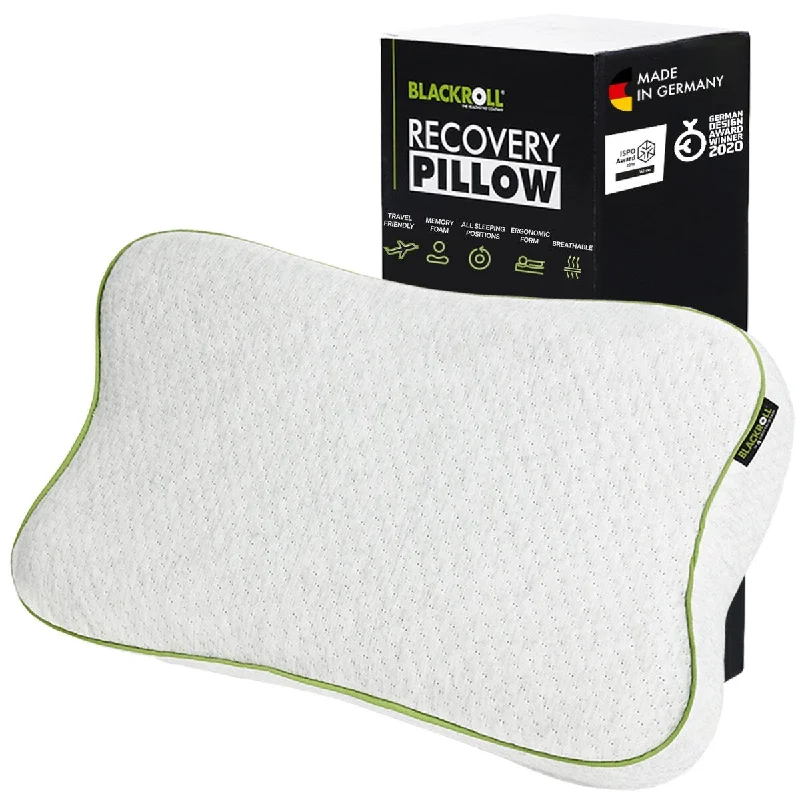 Recovery Pillow, Ergonomic Shape Supports All Sleeping Positions, Memory Foam Pillows for Neck - White