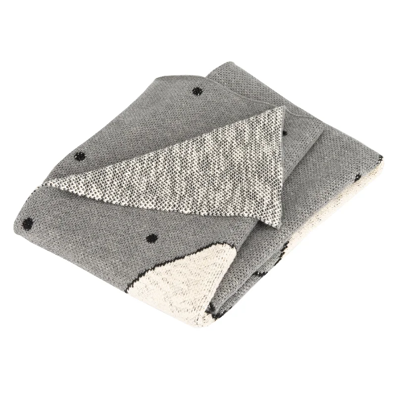 SAFAVIEH Hassie Baby Throw - Grey - 32" x 40" - 32Wx40D