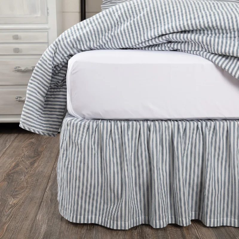 Sawyer Mill Ticking Stripe Bed Skirt